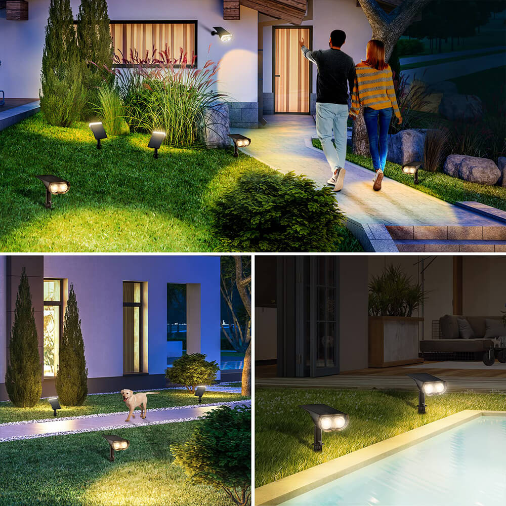 SunBeam – 2-i-1 utomhus solcellslampa