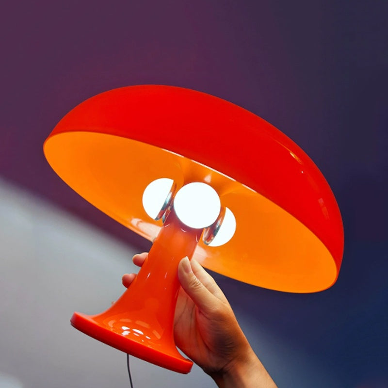 Modern Svamp Bordslampa Ljusstark Orange LED USB