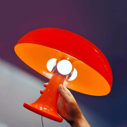 Modern Svamp Bordslampa Ljusstark Orange LED USB