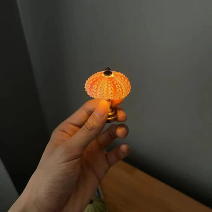 DIY Zee-egel bordslampa
