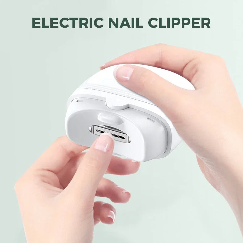 Elektrisk nagelklippare, automatisk nagelpolering trimning manicure