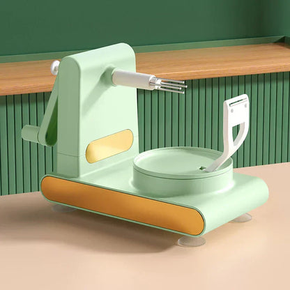 Enkel grönsaks- och fruktskalare med handvev – För mühemlös skalning