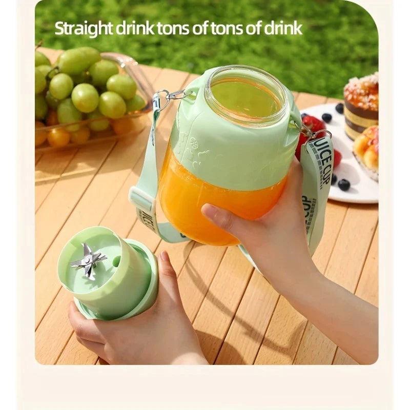 2in1 Flaska Mixer med Drickstrå 800ml - Perfekt för På Språng!