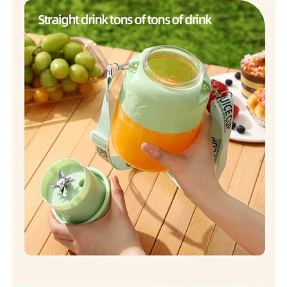 2in1 Flaska Mixer med Drickstrå 800ml - Perfekt för På Språng!