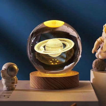 CrystalLight - 3D Kristall Nattlampa