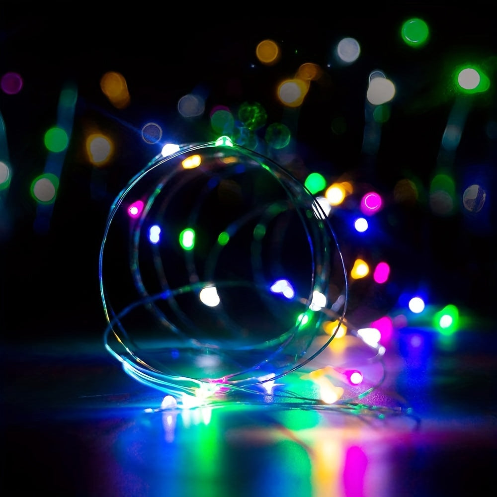 TwinkleWire - USB LED Koppartråd Ljuslina, Flerfärgad Dekoration