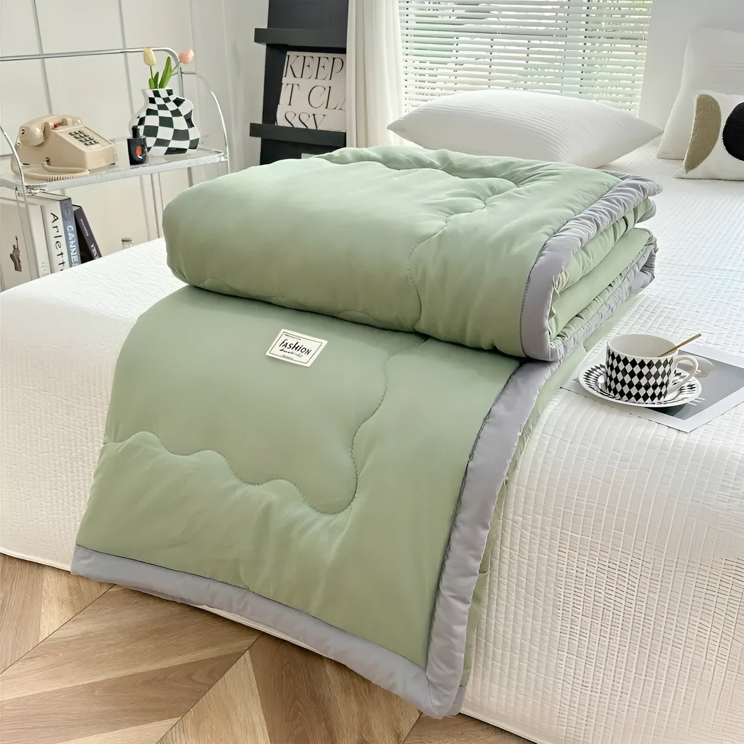 Lätt täcke för sommaren – Andas &amp; Mångsidig | För soffa, säng &amp; resor