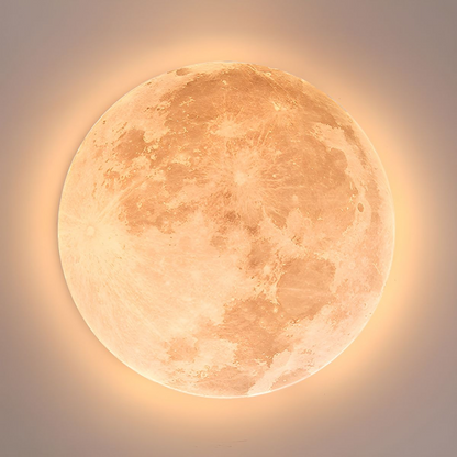 Elegant mån-inspirerad LED taklampa