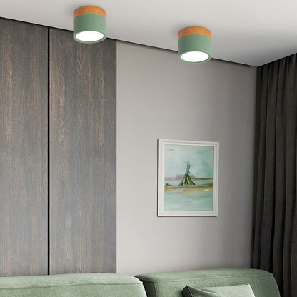 LED Taklampa Modern Flush Mount Cylinder