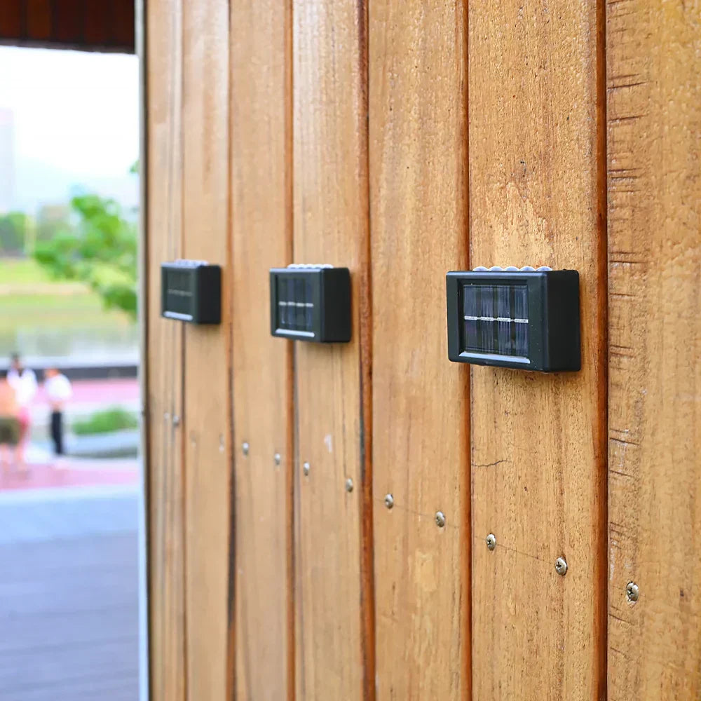 Solar LED Vägglampa för Utomhusområden – Enkelt Installera