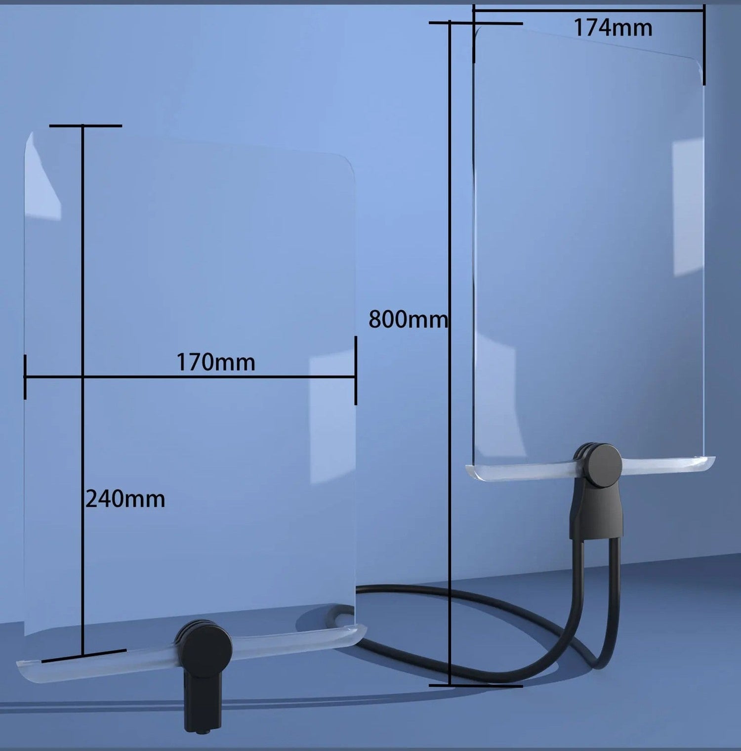 Händer-fria förstoringsglas för läsning
