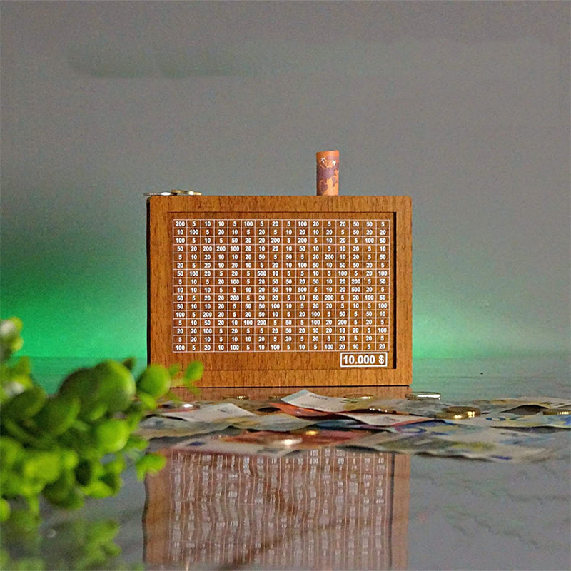 SaveSmart – Spargris i räkneskrivmaskinstil med digitalt spardisplay