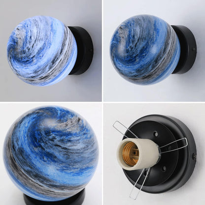 Glaskupol Lampa Modern Globe Armatur