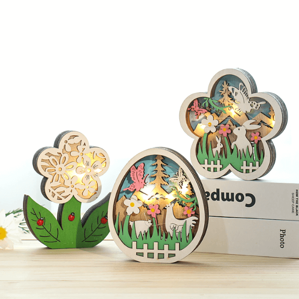 RabbiGlow – Belysta figurer med mjuka LED-accenter för underbar inredning