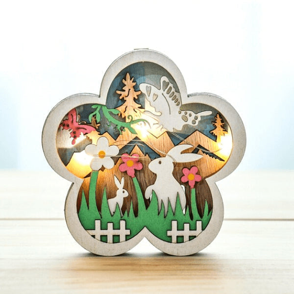 RabbiGlow – Belysta figurer med mjuka LED-accenter för underbar inredning