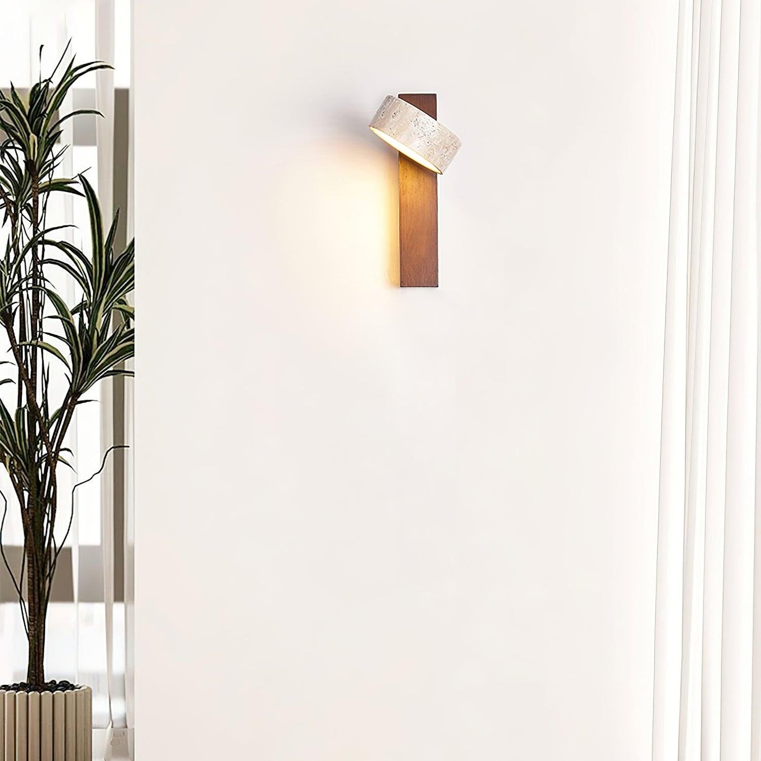 LumenAisle Light – Japansk Wabi-Sabi-vägglampa