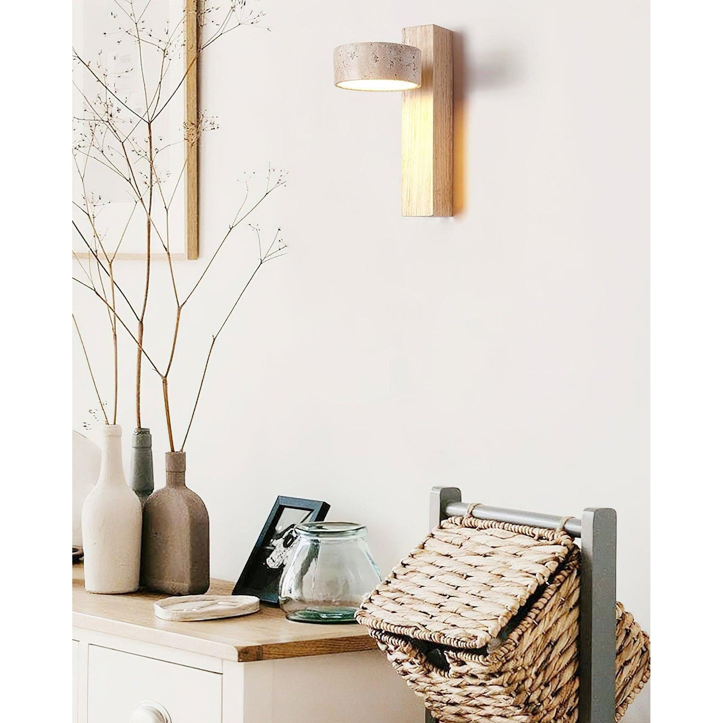 LumenAisle Light – Japansk Wabi-Sabi-vägglampa