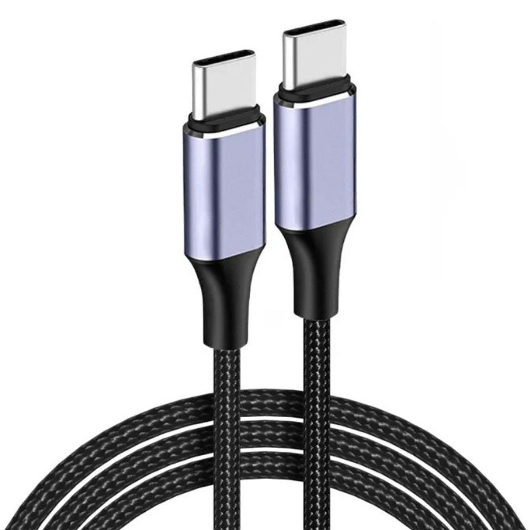 USB C Kabel Snabbladdning Flätad Sladd