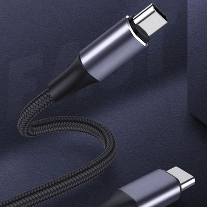 USB C Kabel Snabbladdning Flätad Sladd