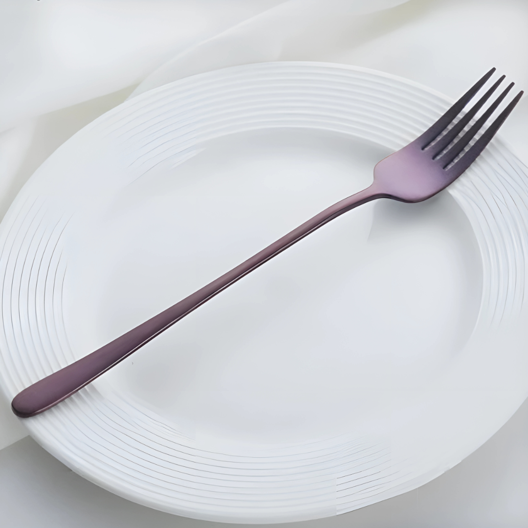 Bestickset Modern Rostfritt Stål Middagsgafflar