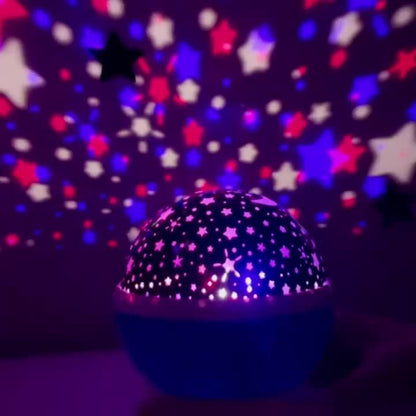 StarGlow - LED Sternprojektor Nattlampa med Justerbara Färger och USB-Strömförsörjning