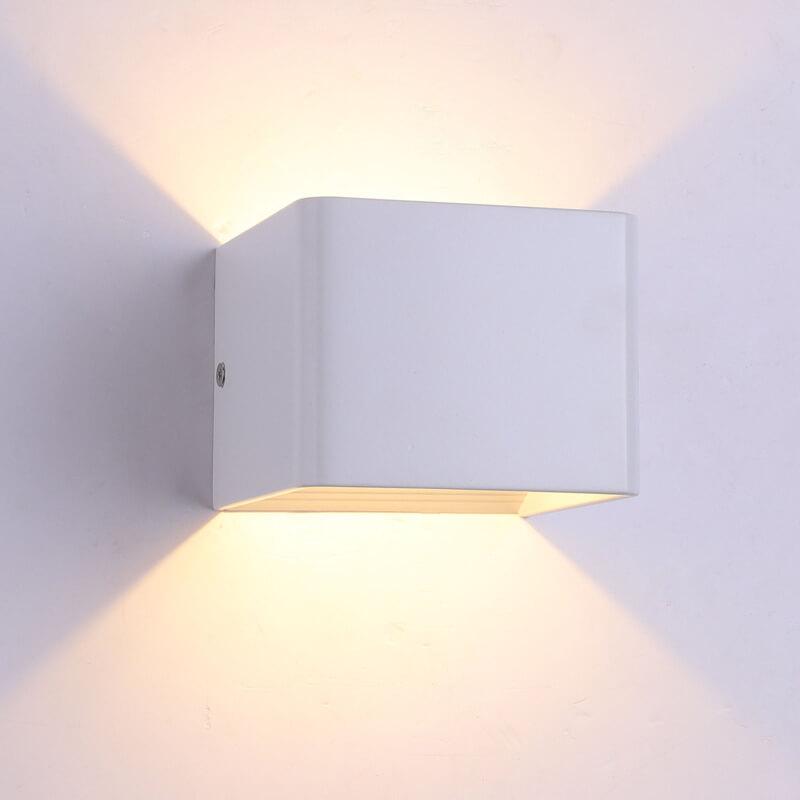 LuxorLight - Stilsäkra fyrkantiga LED-vägglampor i aluminium