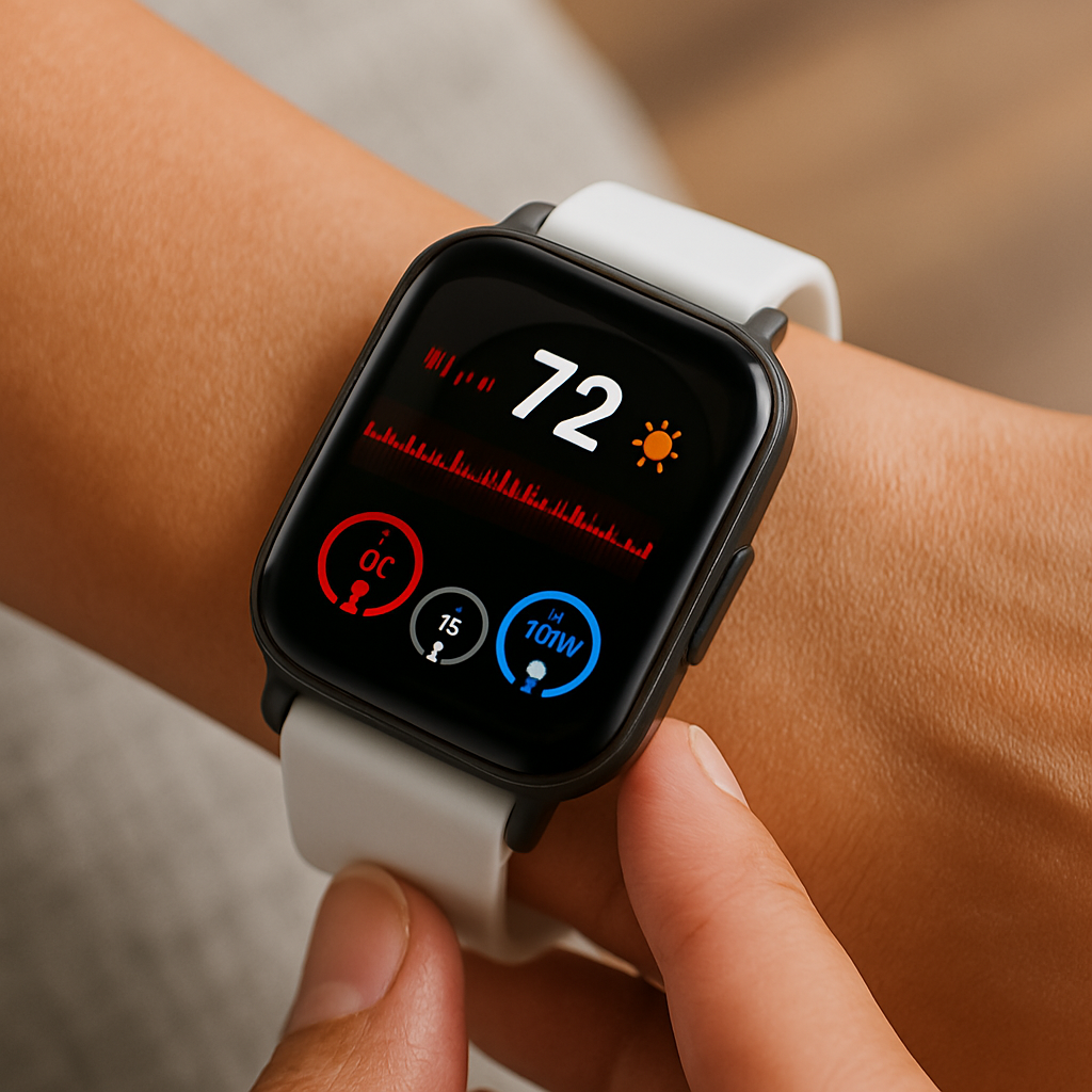 Smartwatch Fitness Tracker med Sömnmonitor