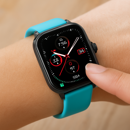 Smartwatch Fitness Tracker med Hälsövervakning