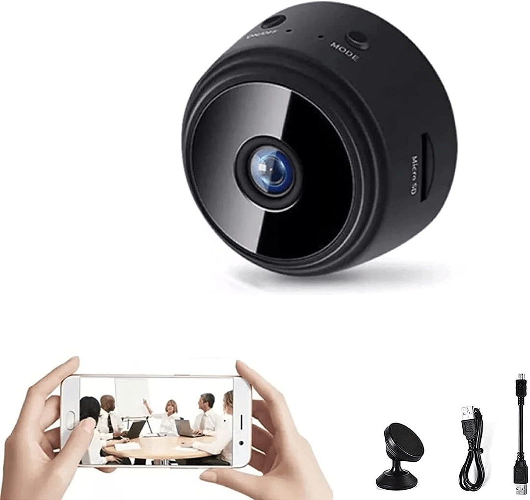 MINIGUARD CAM – 1080p Mini Kamera med magnetfäste &amp; nattseende