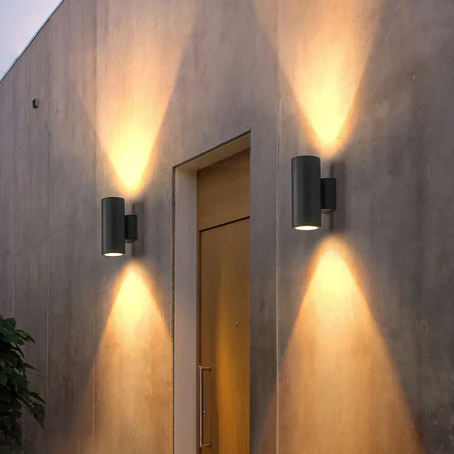 LumiAlu - Aluminium Utomhusvägglampa