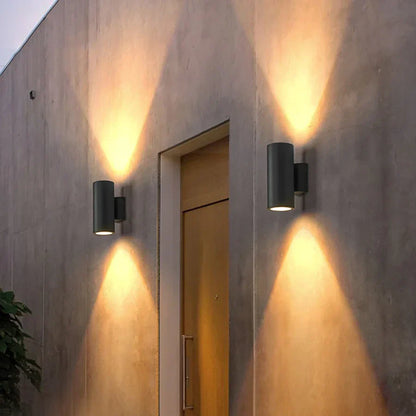 LumiAlu - Aluminium Utomhusvägglampa
