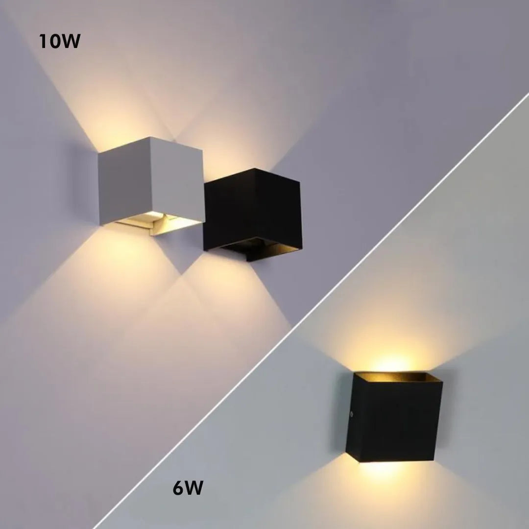 Vägglampa Modern Svart Aluminium LED Lampa