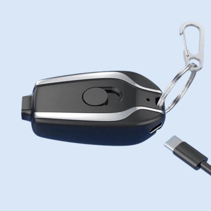 PowerLink – Kompakt nyckelringsladdare med snabb aktivering och inbyggd laddkontakt