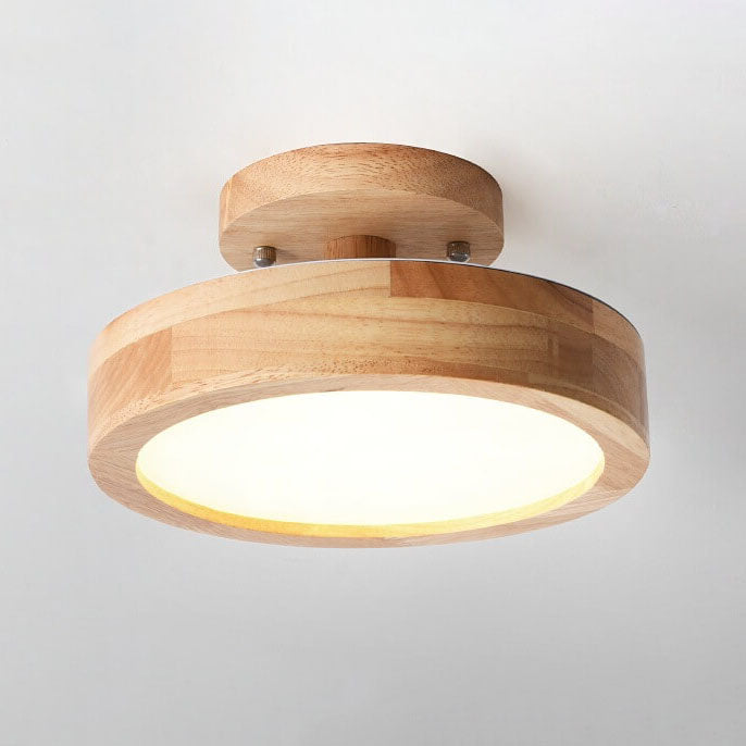 Skandinavisk Stil Rund LED Semi-Inbyggd Taklampa