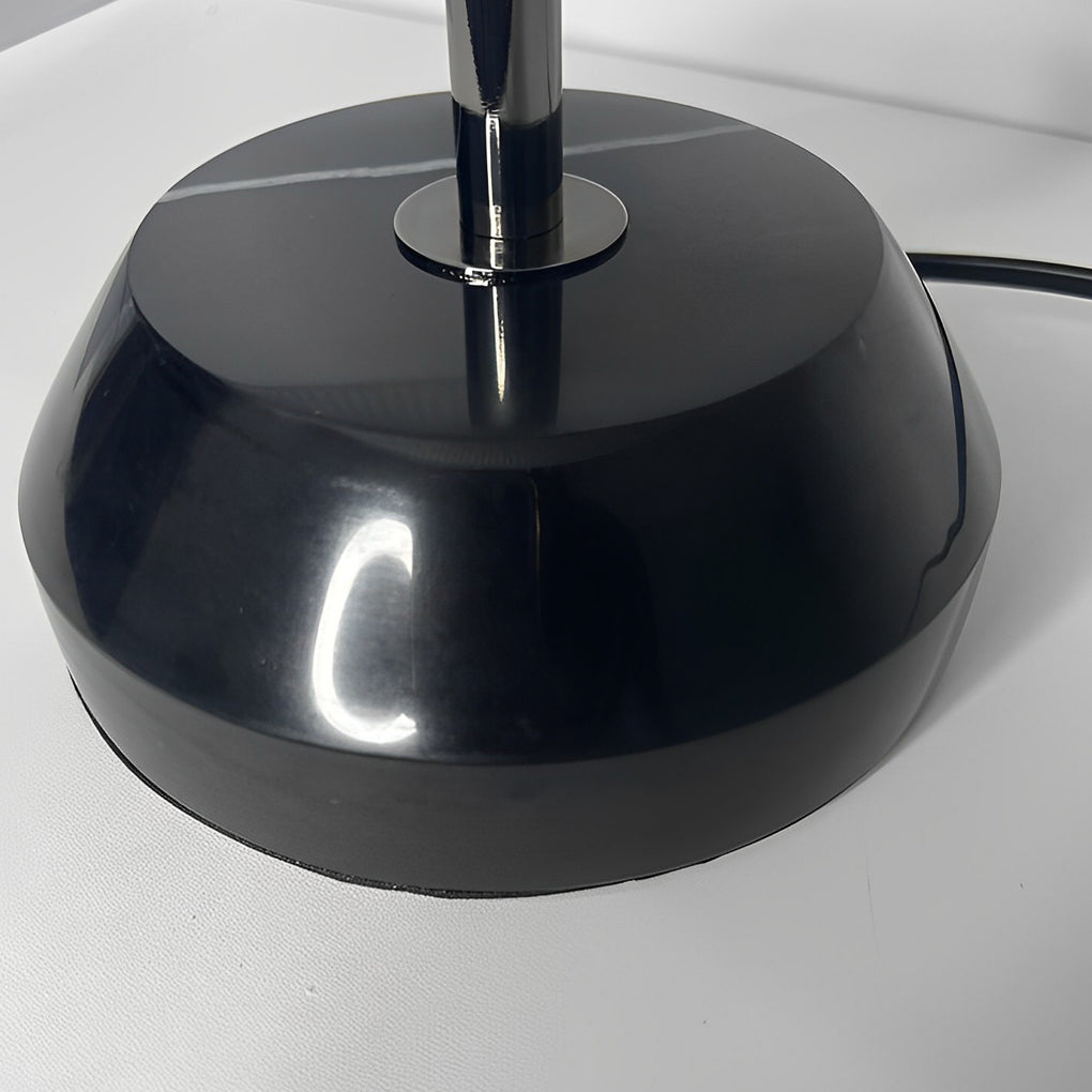 H Bordslampa med Glas Skål Skugga Italiensk Dekorativ Lampa