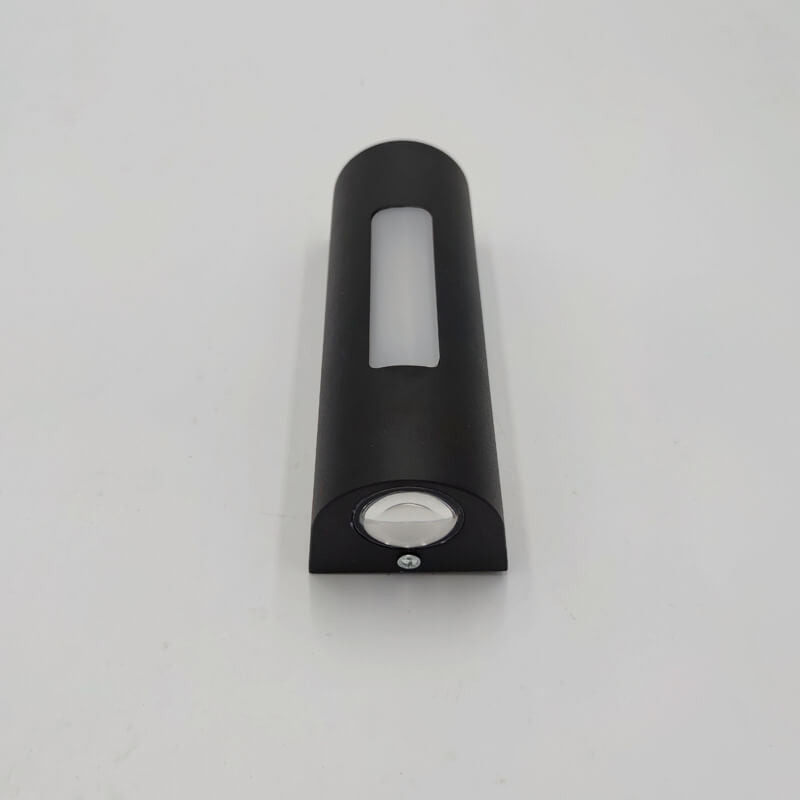 Modern minimalistisk cylindrisk LED-utomhusvägglampa