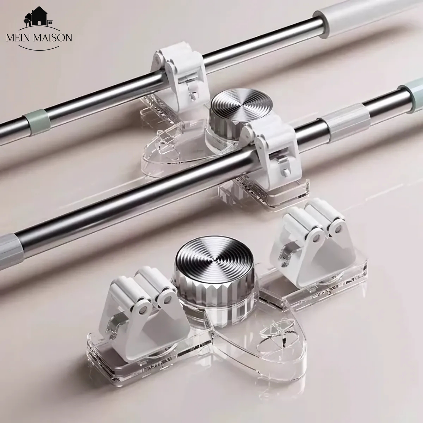 Carvallo | GripMates – Säker hållning för kvastar & mopp utan borrning