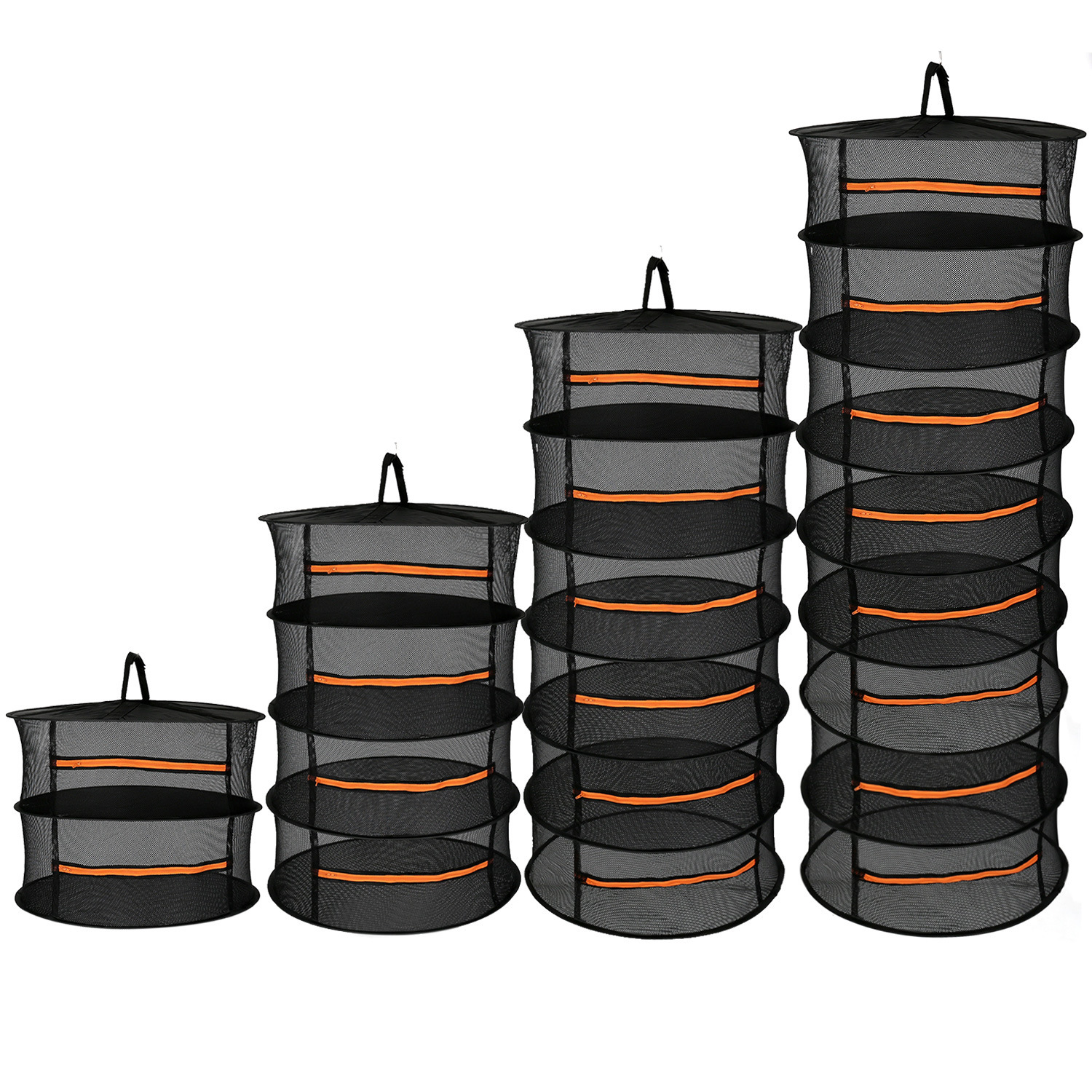 Fällbar torkställning för frukt, grönsaker och örter – Flerlagers nätställ för snabb torkningsprocess