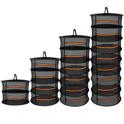 Fällbar torkställning för frukt, grönsaker och örter – Flerlagers nätställ för snabb torkningsprocess