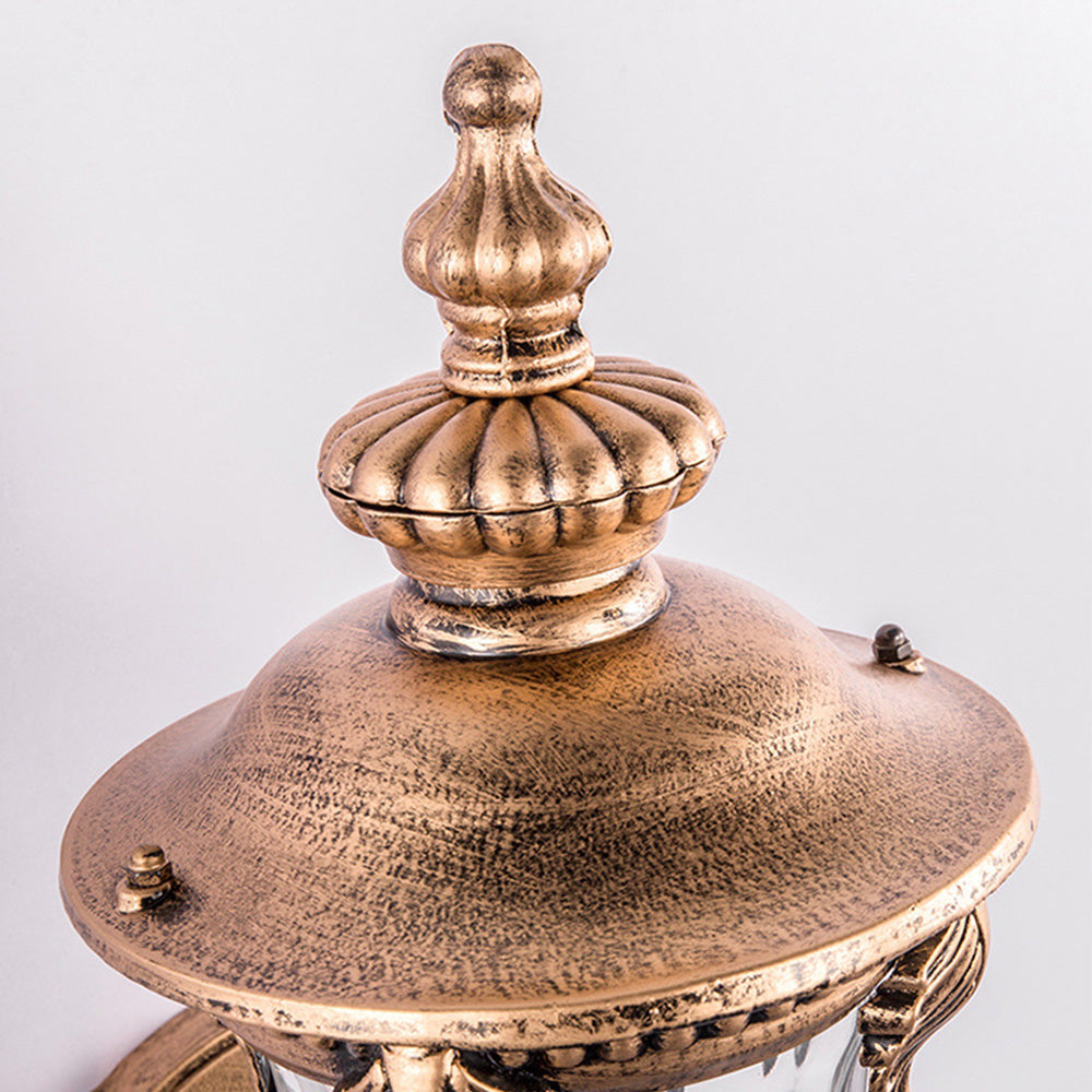 Utomhus Vintage Glas Vägglampa