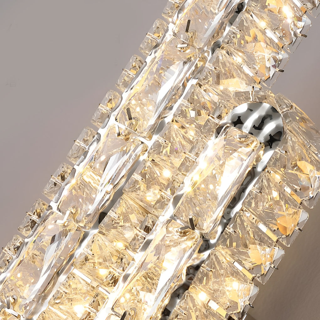 CrystalLux - Dubbel LED Kristall Vägglampa med Dimbar Funktion