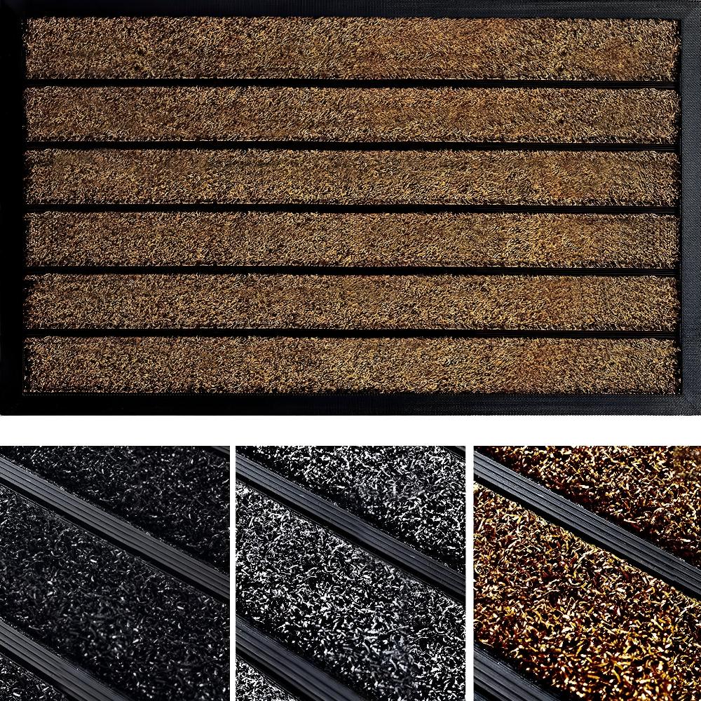 Dörrmatta med klassisk randdesign