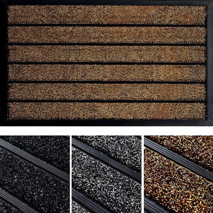 Dörrmatta med klassisk randdesign