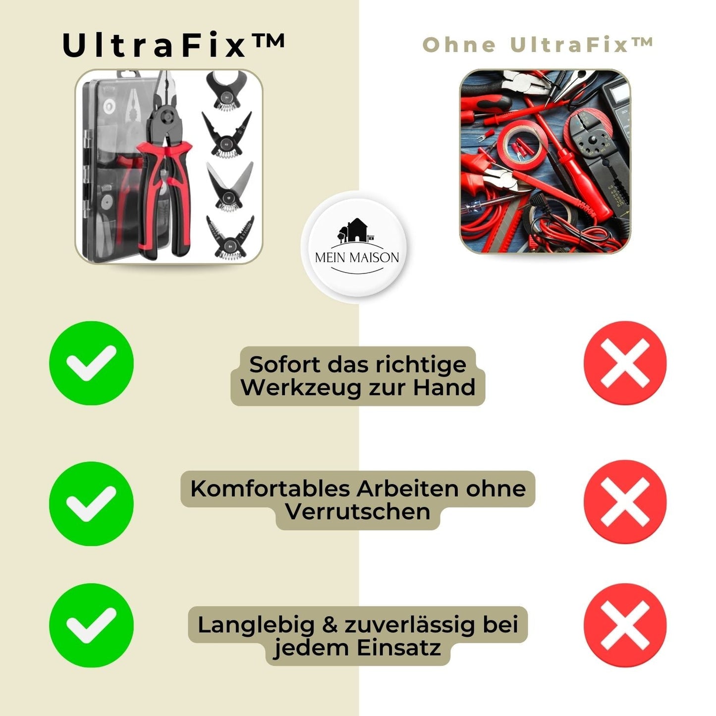 UltraFix™ - 5 i 1 Mångsidig allround verktygssats för hög belastning