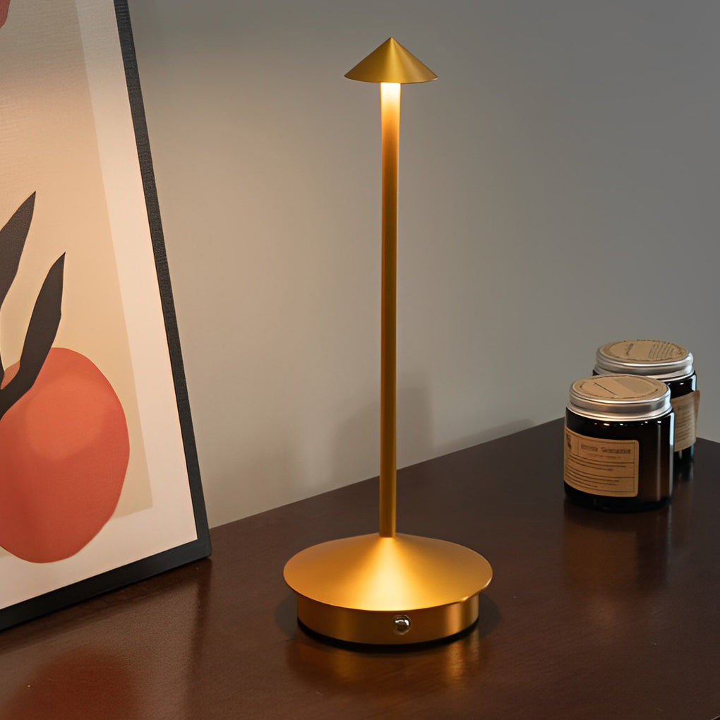 Bärbar USB Pina Bordslampa Beröringsdimmbar LED Trådlös Nattlampa