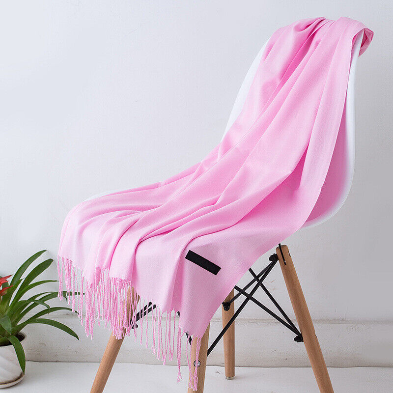 Kashmirscarf för kvinnor Mjuk Lång Vinterwrap