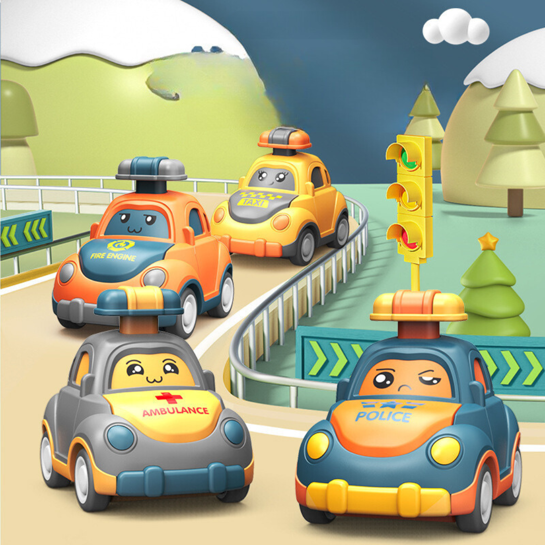 Little Adventure Cars - Tryck och kör