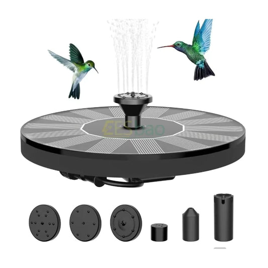 Carvallo – Solcellsdriven Fågelbad Fontän med Central Vattendyscha