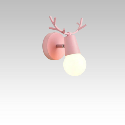 AntlerGlow - Modern Justerbar Barnrum Vägglampa