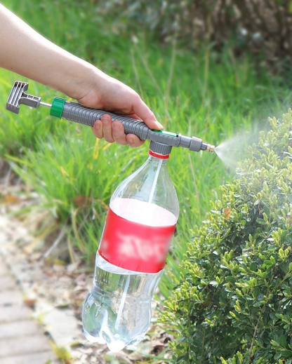 Universell flaskträdgårdspray med högtrycksdysa – För växtbevattning och rengöring